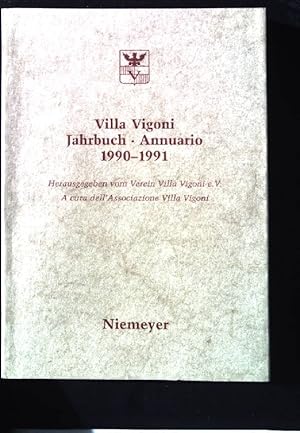 Immagine del venditore per Villa Vigoni. Jahrbuch. 1990 - 1991 venduto da books4less (Versandantiquariat Petra Gros GmbH & Co. KG)