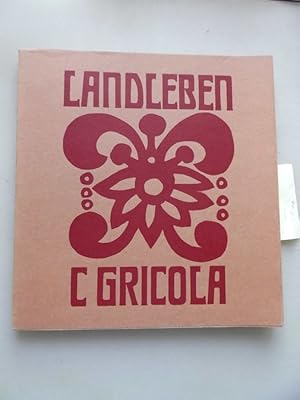 Landleben C Gricola Harlekin Presse Auflage 180 Exemplare Linolschnitte A Hertenstein