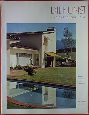 Seller image for DIE KUNST UND DAS SCHNE HEIM. Monatsschrift fr Malerei, Plastik, Graphik, Architektur und Wohnkultur. 58. Jahrgang. Heft 5. Februar 1960. for sale by biblion2