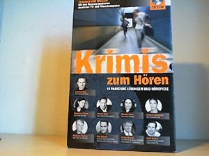 Krimis zum Hören - 10 CDs mit den Stimmen berühmter dt. Schauspieler. 10 fesselnde Krimis und Thr...
