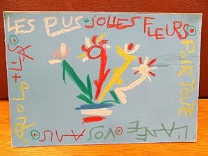 Neujahrsgruß in französischer Sprache: Handgezeichnete und geschriebene farbige Aquarell- und Mis...