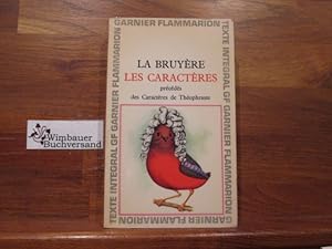 Image du vendeur pour Les caracteres/Les caracteres de Theophraste mis en vente par Antiquariat im Kaiserviertel | Wimbauer Buchversand