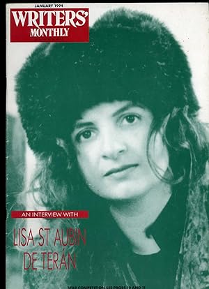 WRITER'S MONTHLY: January 1994 [This issue contains an interview with Lisa St Aubin de Teran]