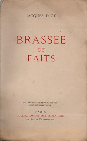 Seller image for Brassee de Faits for sale by San Francisco Book Company