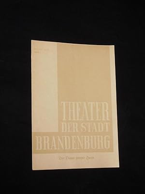 Bild des Verkufers fr Programmheft 1 Theater der Stadt Brandenburg (Havel) 1955/56. DER DIENER ZWEYER HERRN [DER DIENER ZWEIER HERREN] von Carlo Goldoni zum Verkauf von Fast alles Theater! Antiquariat fr die darstellenden Knste