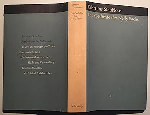 Bild des Verkufers fr Fahrt ins Staublose. Die Gedichte der Nelly Sachs. zum Verkauf von Antiquariat A. Wempe
