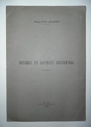 Botanici ed alpinisti occidentali