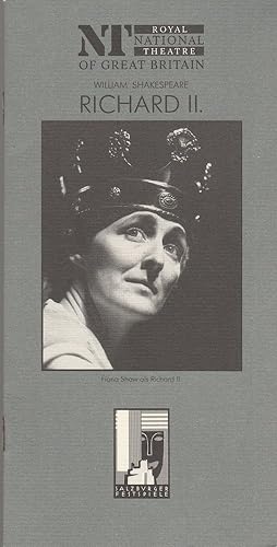 Seller image for Programmheft William Shakespeare RICHARD III for sale by Programmhefte24 Schauspiel und Musiktheater der letzten 150 Jahre