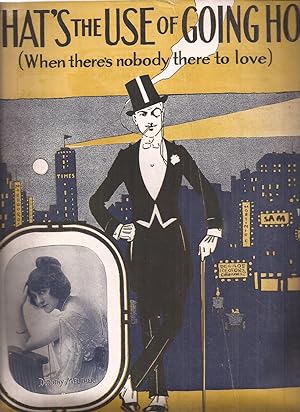 What's the Use of Going Home (When there's nobody there to love) (sheet music)