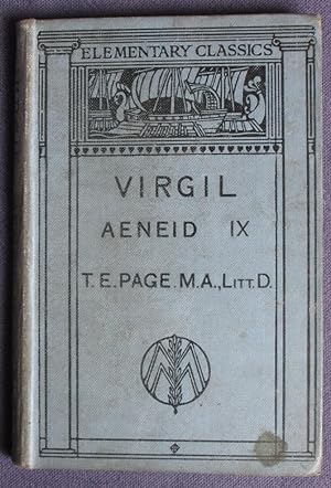 Image du vendeur pour Aeneid IX mis en vente par C L Hawley (PBFA)