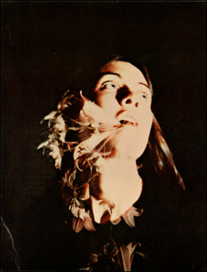 Bild des Verkufers fr John Baldessari : Sonnabend 1975 [Girl With Flowers Falling from Her Mouth] zum Verkauf von Specific Object / David Platzker