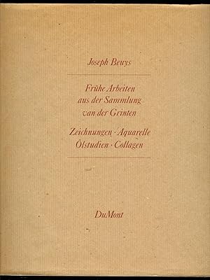 Bild des Verkufers fr Joseph Beuys. Frhe Arbeiten aus der Sammlung van der Grinten. Zeichnungen, Aquarelle, lstudien, Collagen. Mit Textbeitrgen von Klaus Gallwitz, Franz Joseph van der Grinten, Hans van der Grinten, Werner Hofmann und Werner Schade. zum Verkauf von Versandantiquariat Markus Schlereth