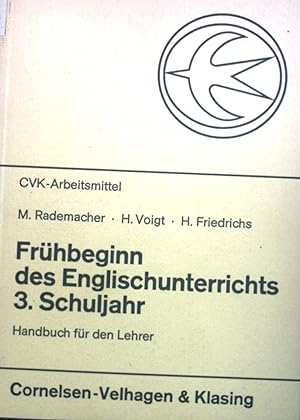 Seller image for Frhbeginn des Englischunterrichts 3. Schuljahr: Handbuch fr den Lehrer. CVK-Arbeitsmittel for sale by books4less (Versandantiquariat Petra Gros GmbH & Co. KG)
