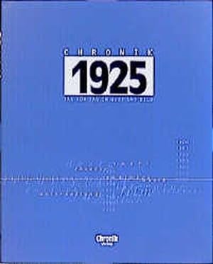 Seller image for Chronik, Chronik 1925 for sale by Versandantiquariat Felix Mcke