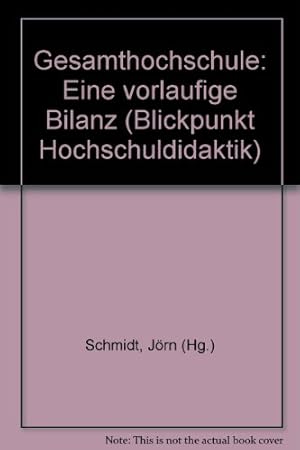 Bild des Verkufers fr Gesamthochschule. zum Verkauf von NEPO UG