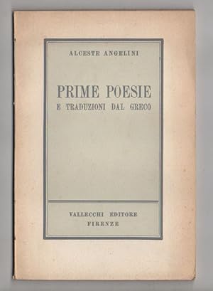 Prime poesie e traduzioni dal greco