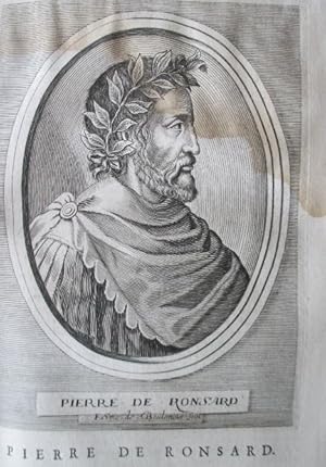 Bild des Verkufers fr Portrt. Halbfigur im Profil nach rechts. Kupferstich nach E. de Boulonois aus Isaac Bullart 'Academie des siences et des arts', rckseitig mit frz. Text, ca. 19 x 13,5 cm, Brssel, 1682. zum Verkauf von Antiquariat Michael Eschmann