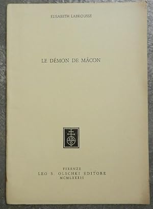 Image du vendeur pour Le dmon de Mcon. mis en vente par Librairie les mains dans les poches
