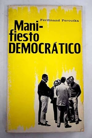 Seller image for Manifiesto democrtico for sale by Alcan Libros