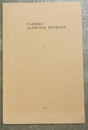 Cahiers Alphonse Dupront 1.