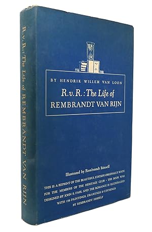 Seller image for R. V. R. : THE LIFE OF REMBRANDT VAN RIJN for sale by Rare Book Cellar