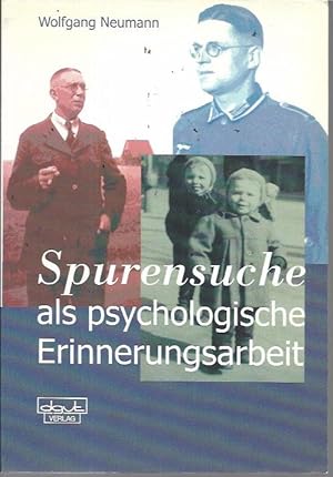 Imagen del vendedor de Spurensuche als psychologische Erinnerungsarbeit. a la venta por Bookfeathers, LLC