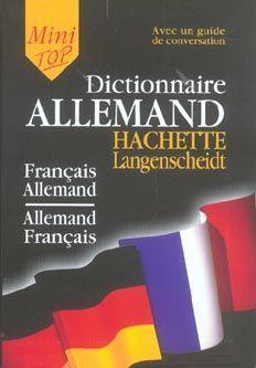 Mini dictionnaire français-allemand, allemand-français