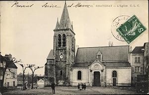 Ansichtskarte / Postkarte Chatenay Hauts-de-Seine, L´Église