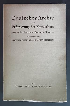 Seller image for P. Alban Dold: Synodalstatuten von Reisbach und Freising -in: Deutsches Archiv fr Erfoschung des Mittelalters: 8. Jahrgang. for sale by books4less (Versandantiquariat Petra Gros GmbH & Co. KG)