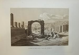 Image du vendeur pour Vues pittoresques des ruines les plus remarquables de l`ancienne ville de Pompei. Dessinees et gravees a l`aqua tinta. mis en vente par Matthaeus Truppe Antiquariat