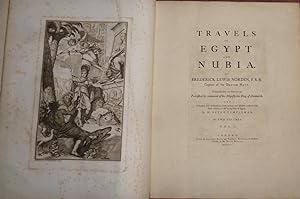 Travels in Egypt and Nubia. Lockyer Davis, London, 1757, First Edition; Complete in Two Volumes ...