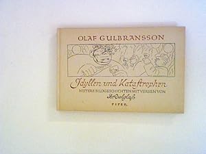 Seller image for Idyllen und Katastrophen. Heitere Geschichten in Bildern und Versen for sale by ANTIQUARIAT FRDEBUCH Inh.Michael Simon