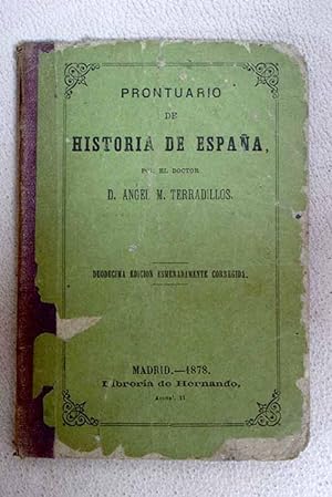 Prontuario de historia de España