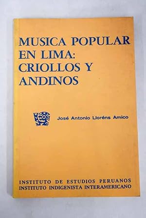 Seller image for Msica popular en Lima for sale by Alcan Libros