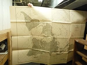 WW II Wall Map: THE WORLD A POLAR PROJECTION (60" x 42" (1943)