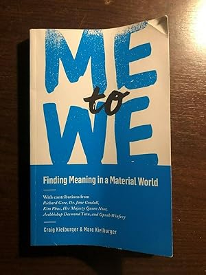 Seller image for ME TO WE for sale by Happyfish Books