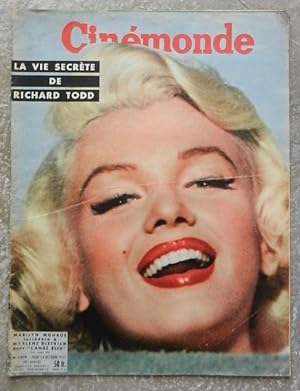 Cinémonde. N° 1209, jeudi 10 octobre 1957. La vie secrète de Richard Todd. Marilyn Monroe.