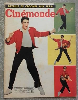 Cinémonde. N° 1211, jeudi 24 octobre 1957. Elvis Presley. Bataille de crooner aux U.S.A.