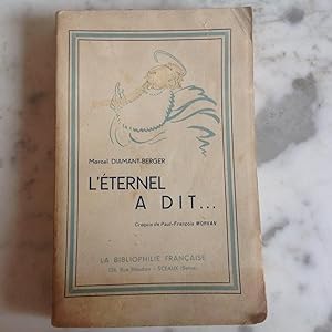 Seller image for L'ternel m'a dit. for sale by Lecapricorne