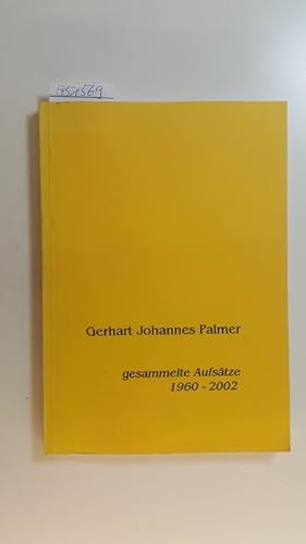 Gesammelte Aufsätze 1960-2002