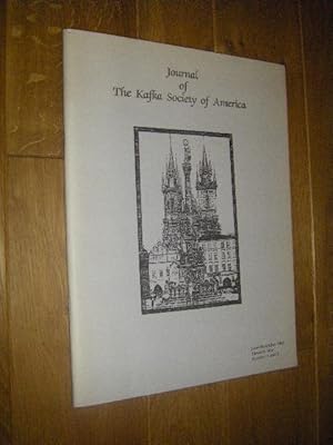 Seller image for Journal of The Kafka Society of America. June/December 1988, Twelfth Year, Number 1 and 2 for sale by Versandantiquariat Rainer Kocherscheidt