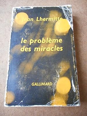 Imagen del vendedor de Le probleme des miracles a la venta por Frederic Delbos