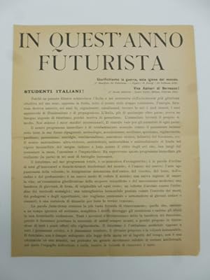 In quest'anno futurista