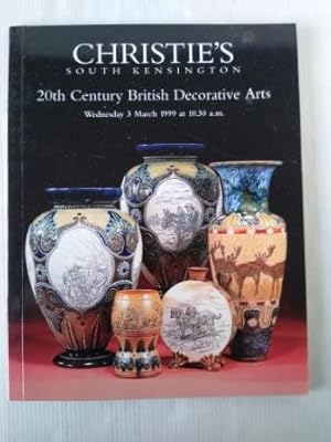 20th Century British Decorative Arts - Christie's auction catalogue 3rd March 1999