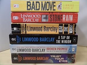 Image du vendeur pour 6 Linwood Barclay Novels (Stone Rain, Bad Move, Trust Your Eyes, mis en vente par Archives Books inc.