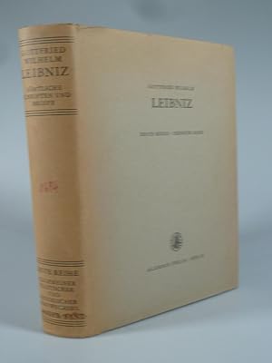 Bild des Verkufers fr Smtliche Schriften und Briefe1. Reihe, Allgemeiner politischer und historischer Briefwechsel 10. Bd. 1694. zum Verkauf von Antiquariat Dorner