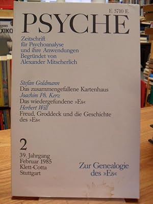 Seller image for Psyche - Zeitschrift fr Psychoanalyse und ihre Anwendungen, 39. Jahrgang, Heft 2, Februar 1985, for sale by Antiquariat Orban & Streu GbR