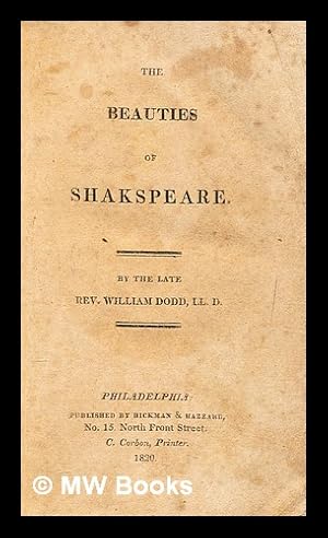 Seller image for The beauties of Shakspeare for sale by MW Books