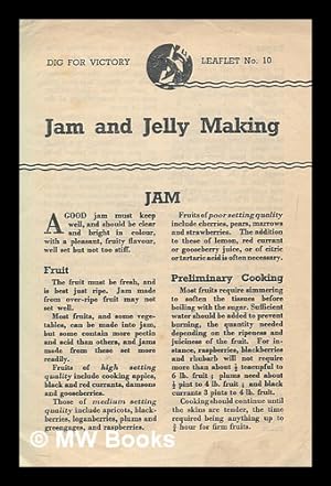 Bild des Verkufers fr Jam and jelly making zum Verkauf von MW Books Ltd.