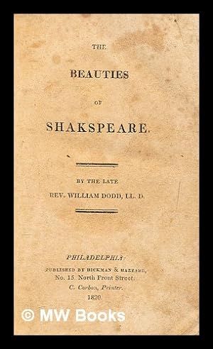 Seller image for The beauties of Shakspeare for sale by MW Books Ltd.